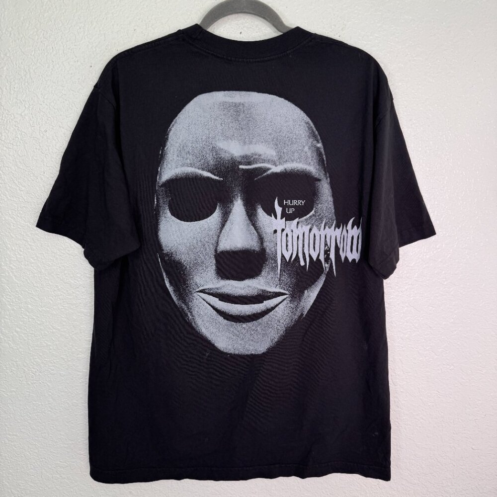 The Weeknd Hurry Up Tomorrow Shirt Mens Medium The Mask Art Graphic T Streetwear - Picture 2 of 11